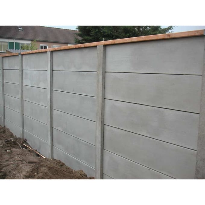 Intergard Beton schutting basic grijs enkelzijdig 200x231cm