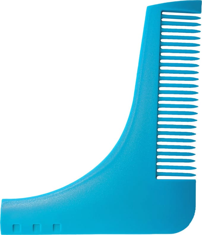 Baardkam Baard Trimmer Baard Kam Beard Shaper Baard Verzorging - Blauw