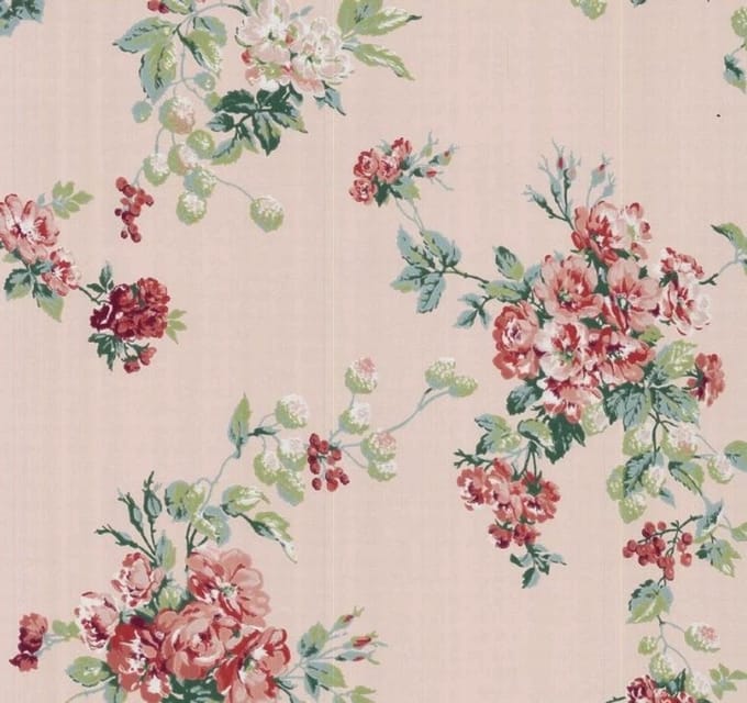 Engelse Bloemen behang 296739