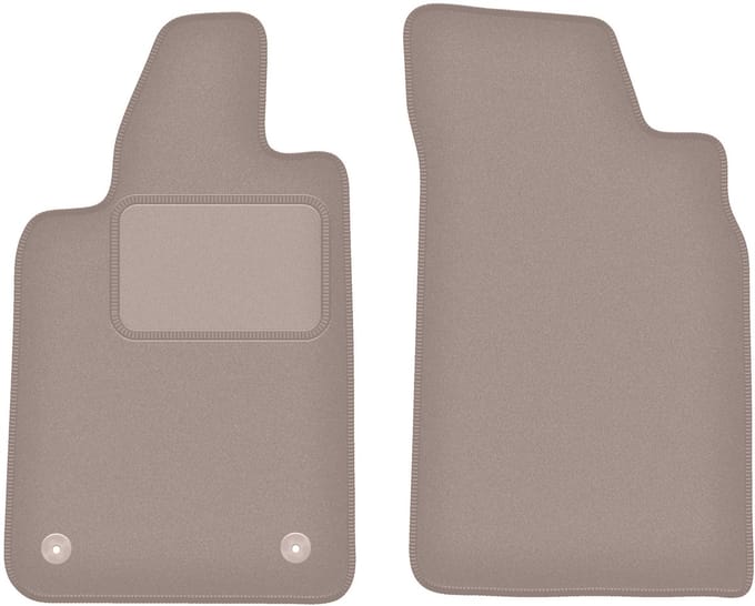 Beige veloursmatten voor: Fiat Barchetta coupé, cabrio (1995-2005)