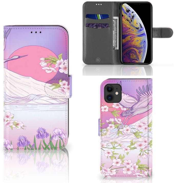 Apple iPhone 11 Telefoonhoesje met Pasjes Bird Flying