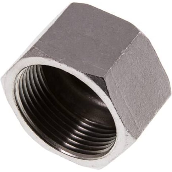 Rp 1 1/4'' RVS Afsluitkap 16 Bar
