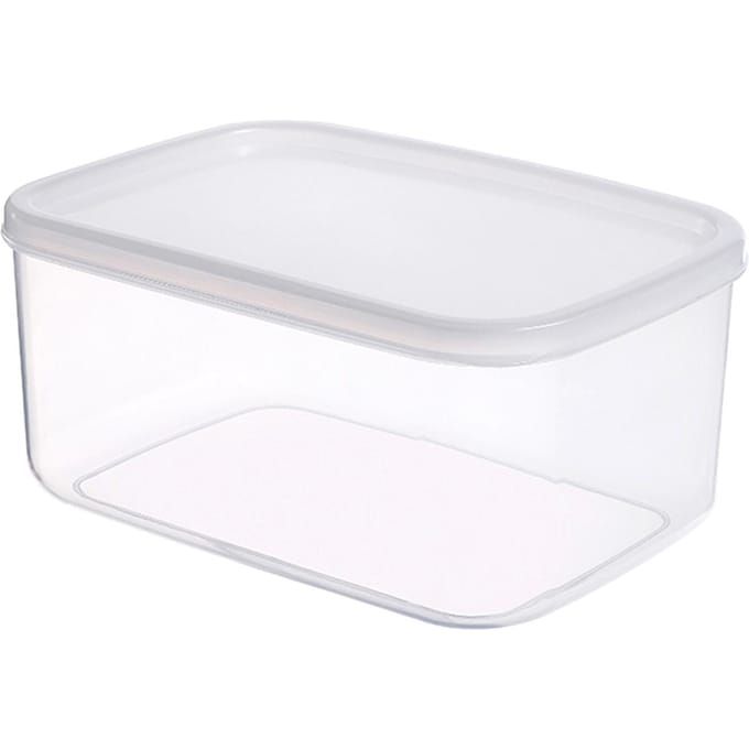 Koelkast Organizer Grote Opslagcapaciteit Plastic Vershoud Lunchbox Koelkast Opbergdoos 900ml white