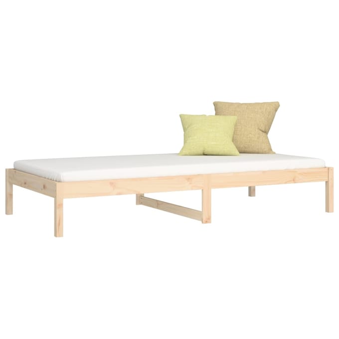 vidaXL - Slaapbank - 90x190 - cm - massief - grenenhout