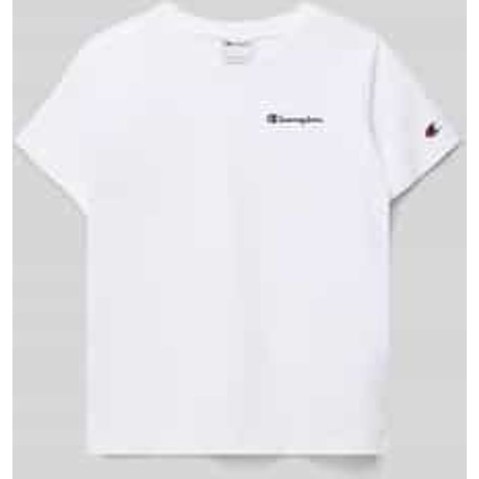 T-shirt met labelstitching