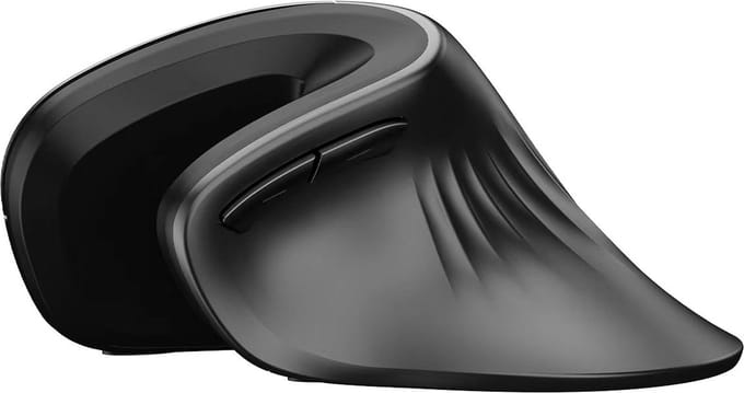 Ergonomische draadloze muis - Verticaal design met 6-knops functionaliteit