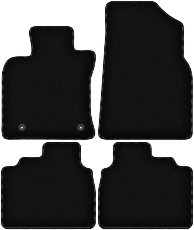 BASIC zwarte veloursmatten voor: Lexus ES VII sedan (2017-)