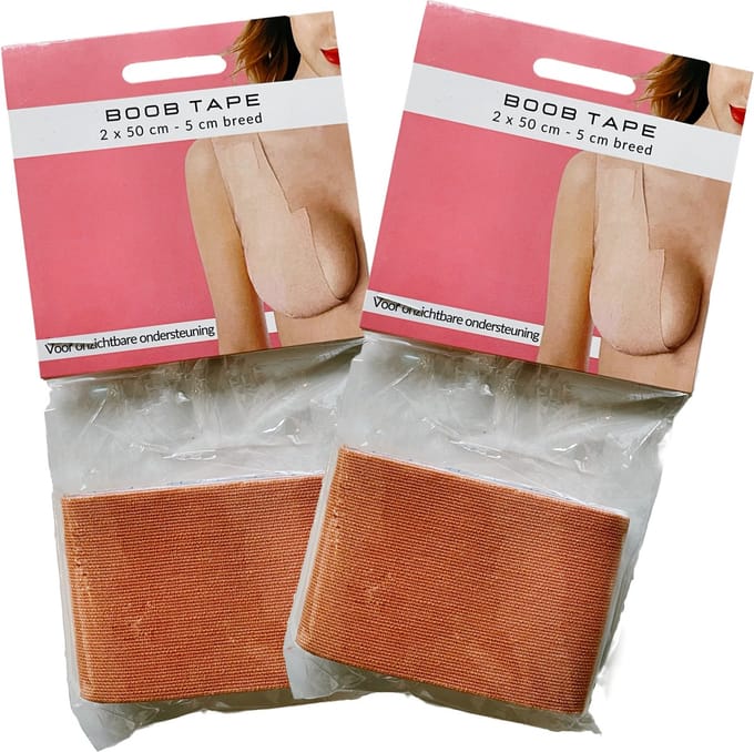 3BMT Boob Tape - Plak BH push up - Borst Tape - 4 x 50 cm