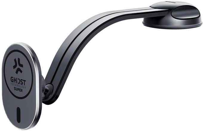 Celly Magnetische Telefoonhouder Ghost Magsafe - Dashboard/voorruit - 360° Draaibaar – Flexibele Arm