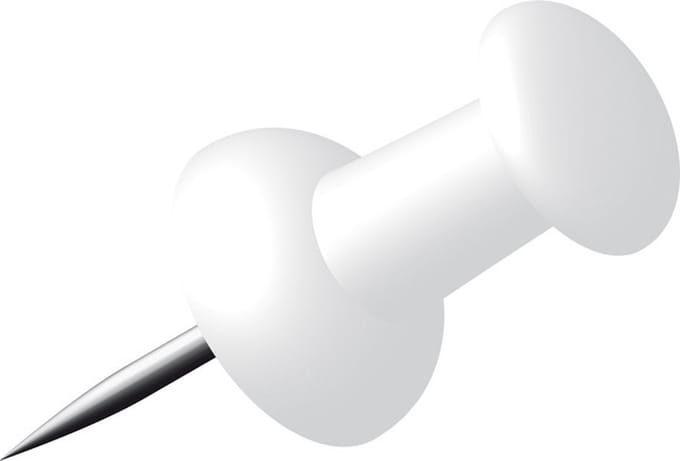 pushpins Alco doosje a 40 stuks wit