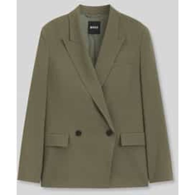 Regular fit korte blazer van viscosemix model 'JALETO12'