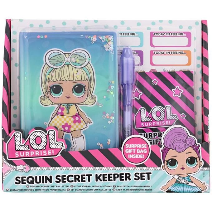 LOL Surprise  Geheim dagboek | Glitter Secret Keeper Set