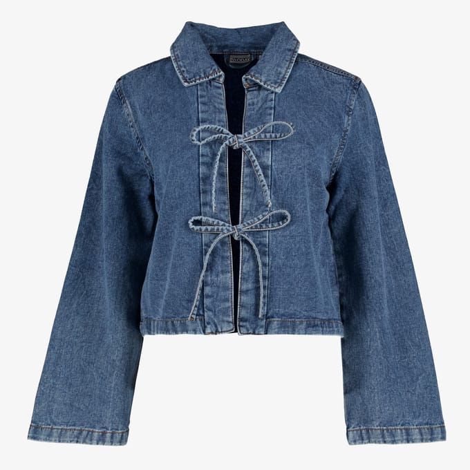 TwoDay korte dames spijkerjas blauw - Maat S