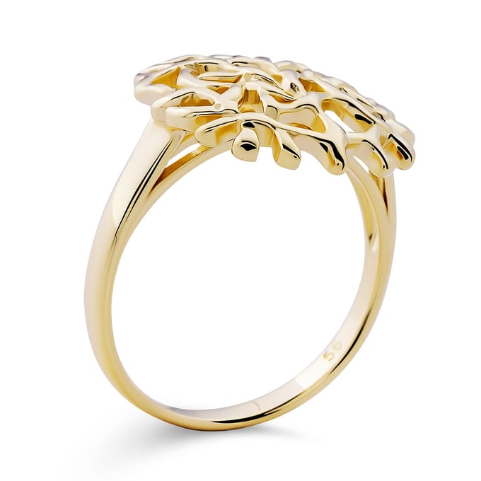 Orphelia Dames 925 Sterling Zilveren Ring - Goud ZR-7502/G