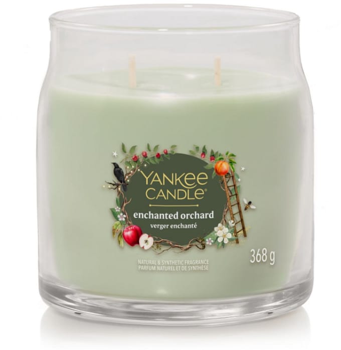 Yankee Candle - Enchanted Orchard Medium Geurkaars - 50 branduren - 2 lonten