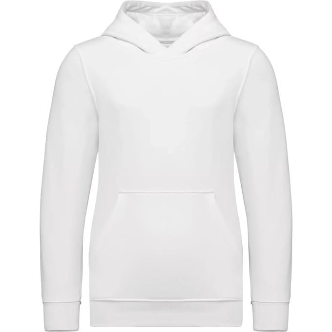 Kariban Kindersweater met capuchon K4039 - White - 10/12 jaar