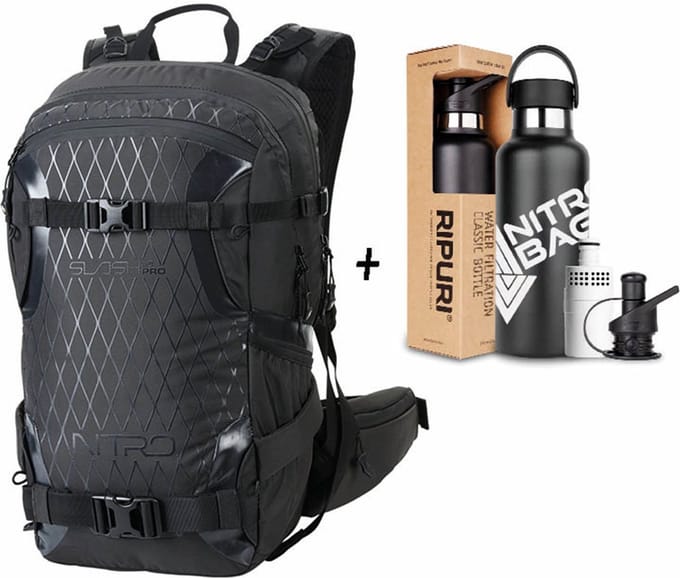 NITRO Toeristische rugzak Rugzak Slash 25 Pro X Ripuri Set Arctic Petrol