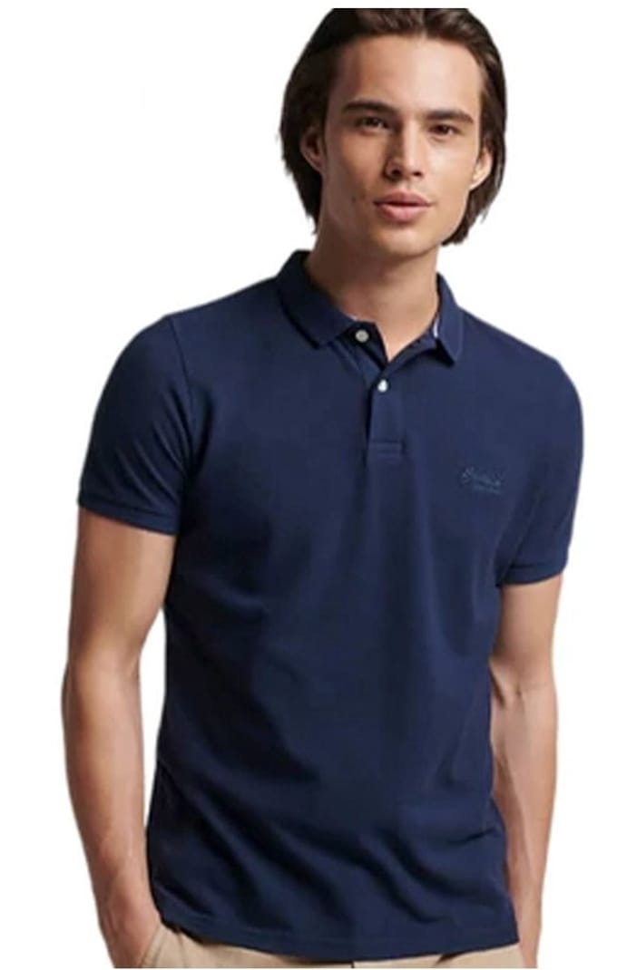 Superdry - Maat L VINT DESTROY POLO Heren Poloshirt