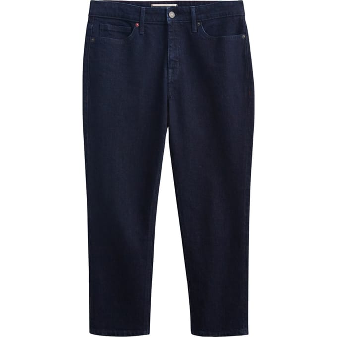 White Stuff Brooke Straight Crop Jean Dk Denim Maat: 10 REGULAR | Straight Jeans Outlet | Dames | Blauw