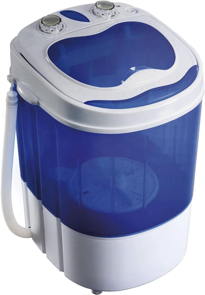 Mini Wasmachine - 3kg Capaciteit - Centrifuge - Camping & Caravan - Waterbesparend