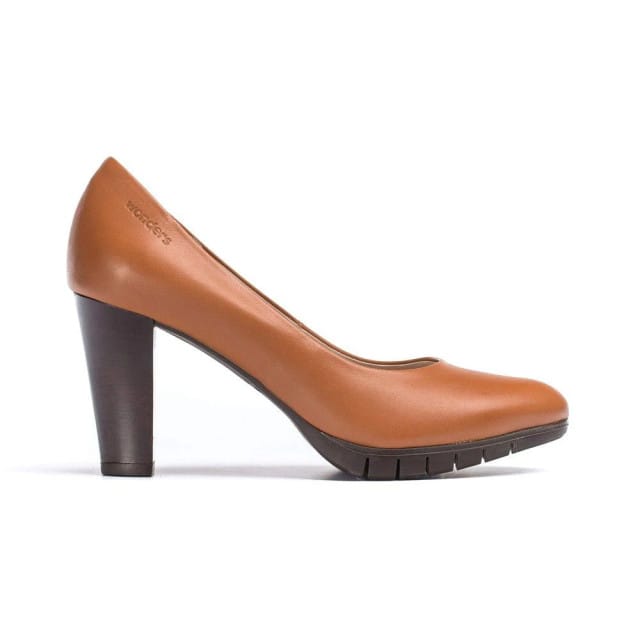 Wonders Macy - dames pump - Bruin - maat 36 (EU) 3 (UK)