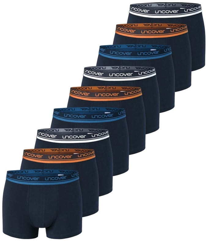 uncover by Schiesser Heren retro short / pant 9 pack Cotton