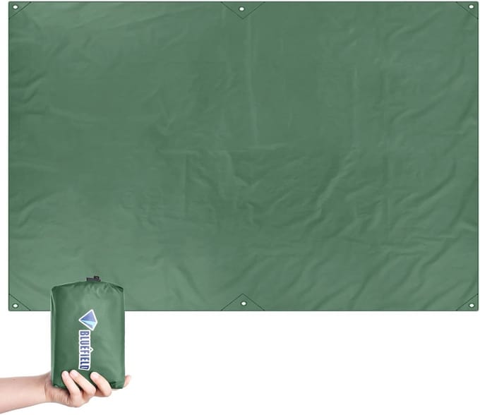 Ultralight Waterdichte Camping Tarp - Ideaal voor Tent, Picknick en Strand