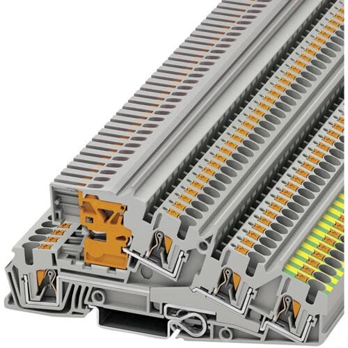 Phoenix Contact 3214048 Aardklem 3-etages 6.2 mm Spanveer Grijs 50 stuk(s)