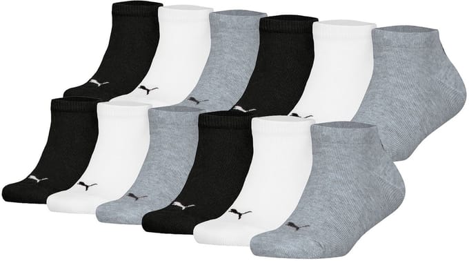Puma Sokken Plain Sneaker 12P Verpakking van 12
