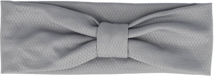 Haarsoires Haarband Knoop 8cm – Effen Patroon – Jersey Stof – Grijs