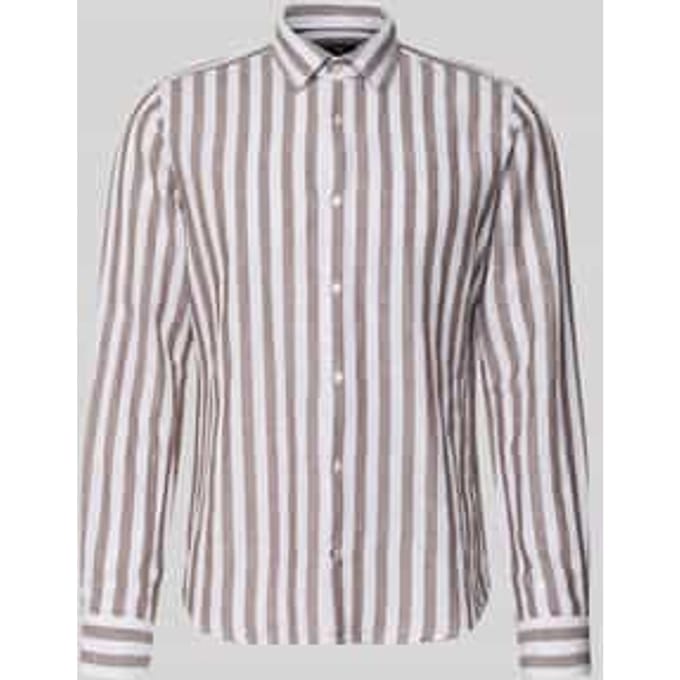 slim fit zakelijk hemd met kentkraag model 'Pit'