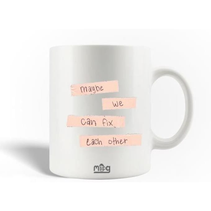 Mug en Céramique Citation Maybe we can fix each other