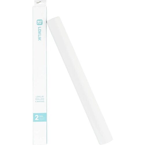 Loklik A3 Rolled Canvas Doek Snijbreedte 29.7 cm Wit
