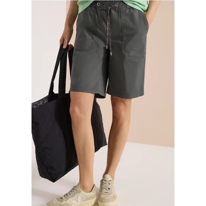 Mid Waist straight legs short in casual pasvorm