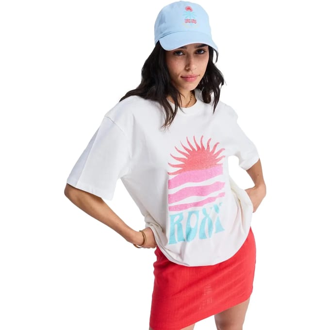 Dames-T-shirt Roxy Hangloose Poster