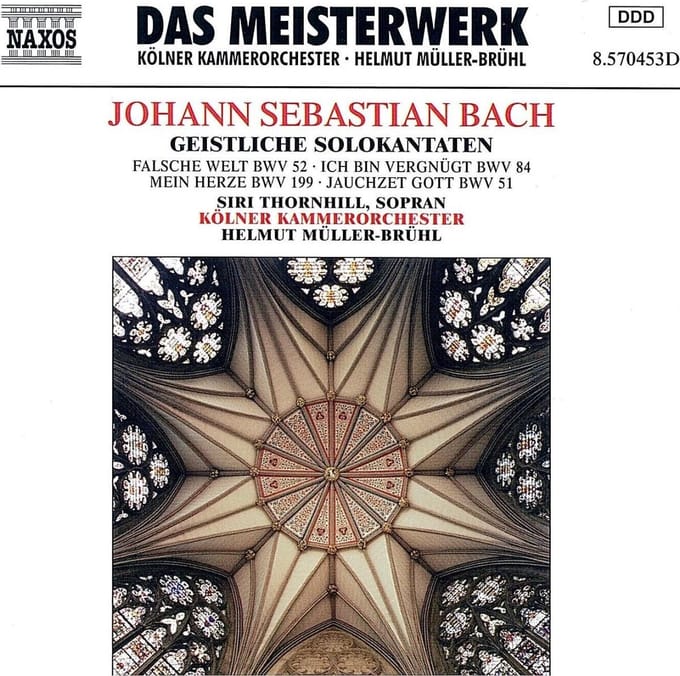 Cologne Chamber Orchestra, Helmut Müller-Brühl - J.S. Bach: Sacred Cantatas (CD)