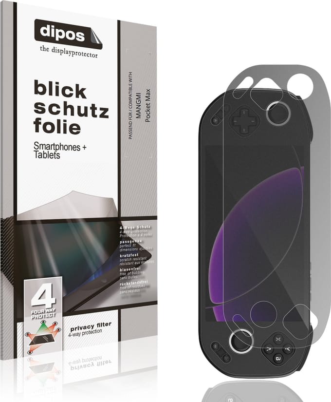 dipos – Matte Privacy Screenprotector geschikt voor MANGMI Pocket Max | Anti-Spy Beschermfolie