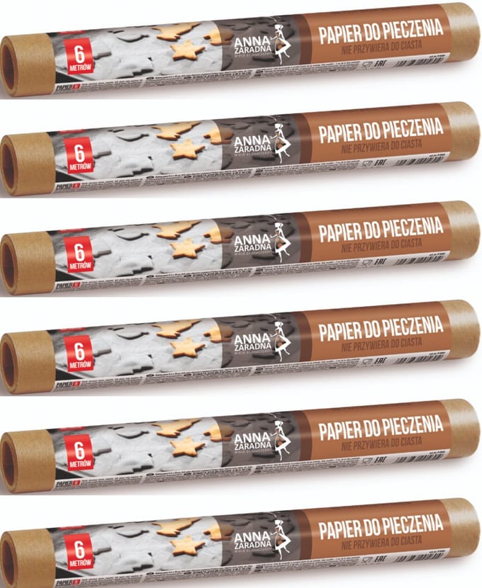 6x Anna Zaradna Bakpapier – 6 (36) Meter