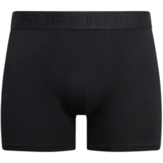 Superdry BOXER TRIPLE PACK Heren Onderbroek - Raven Black Marl