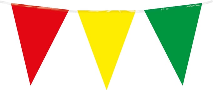 Vlaggenlijn - Limburg - Rood-Geel-Groen - 10 meter