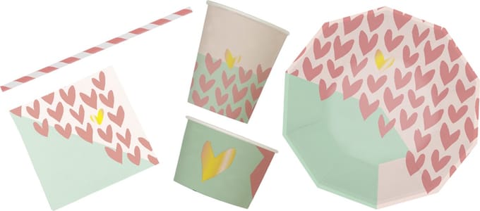 folia party-box 'Girls', 42-delig