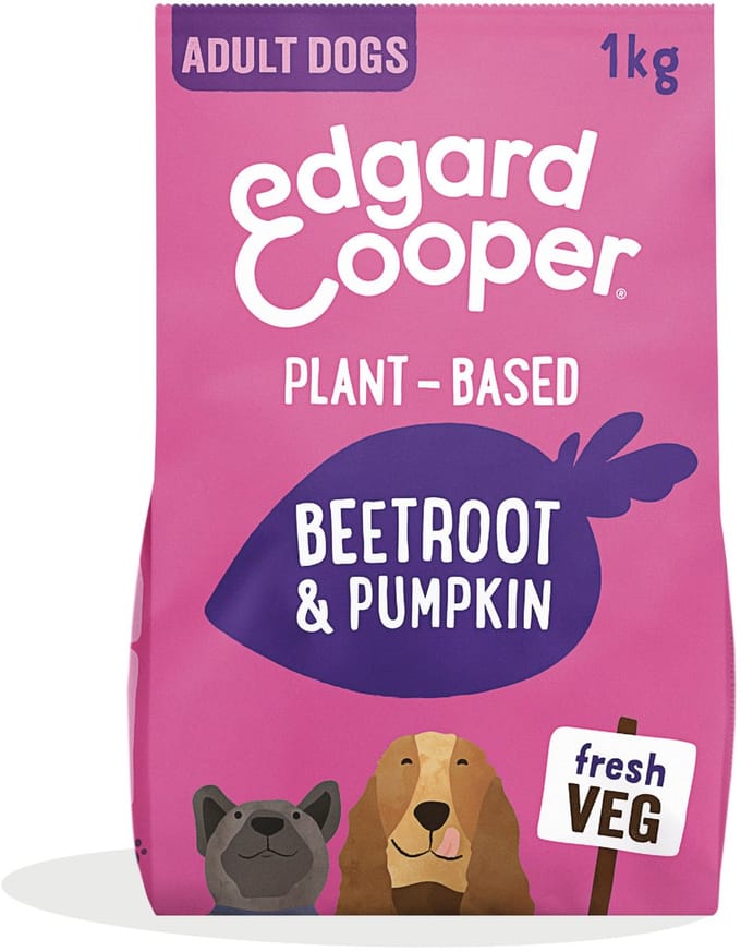 Edgard & Cooper Plantbased Adult Rode Biet&Pompoen - Hondenvoer - 1 kg