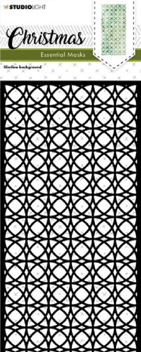 Mask stencil Christmas essentials 1 - Slimline background nr. 112