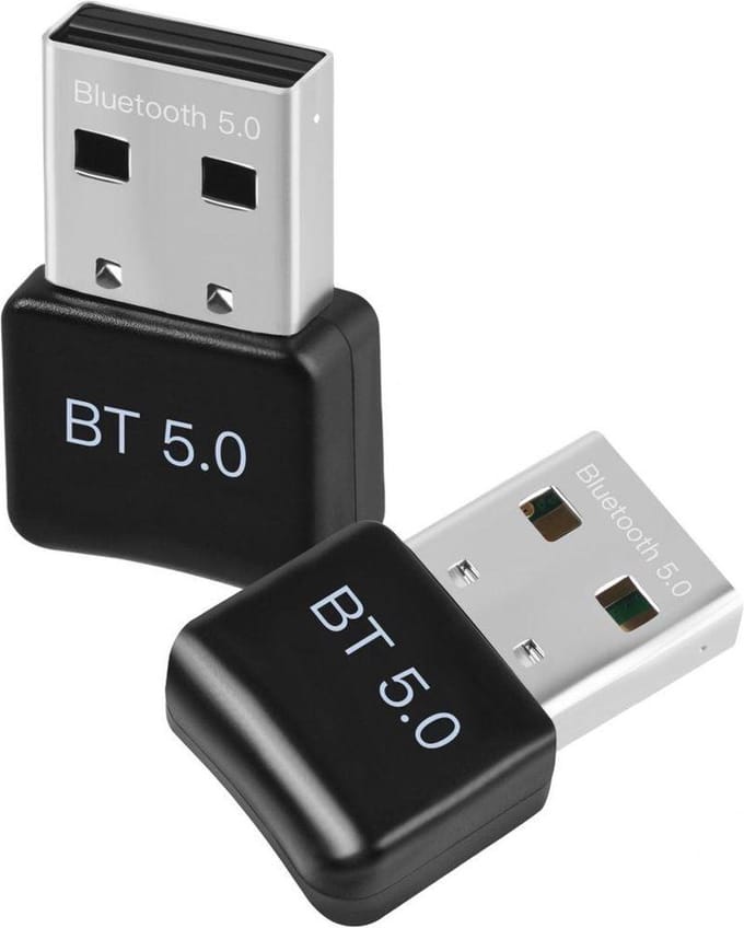 USB Bluetooth adapter - 2.0 - High Speed - 3 Mbit/s - 10 meter bereik - Zwart - Allteq