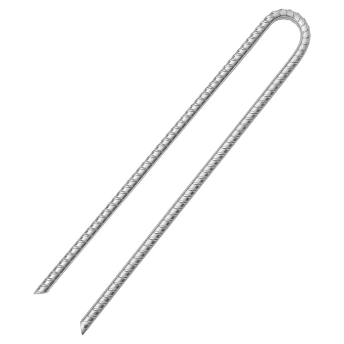 vidaXL - Tentharingen - 12 - st - U-vormig - Ø13 - mm - 41,5 - cm - gegalvaniseerd - staal