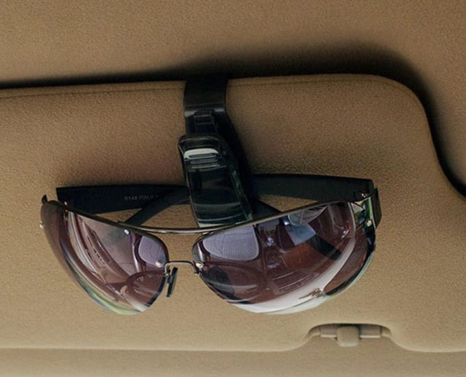 *** Universele Zonnebril Houder Auto - Bescherm je Ogen in de Auto - van Heble® ***
