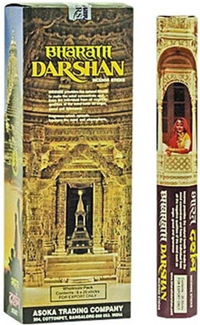 Darshan wierook - bharath darshan - hexa - doos 6 stuks
