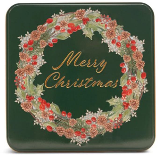 Farmhouse Biscuits Merry Christmas Kerstkrans Kerstblik