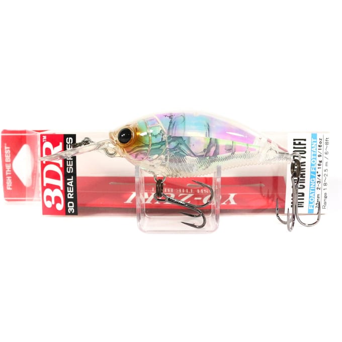Yo Zuri Duel 3DR Mid Crank 70F Drijvend kunstaas R1318-RWCF (6779) white
