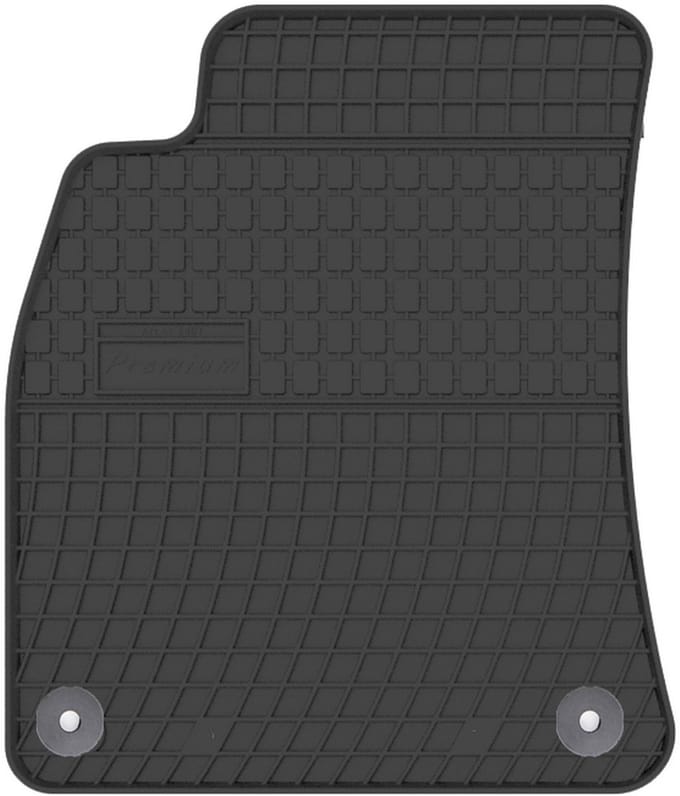 Wielganizator - Audi A4 B8 - Rubberen Vloermat - 2007-2015 - Zwart - Type AV2